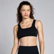 Bustieră MP Lifestyle Waffle Seamless pentru femei - Negru