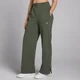 Pantaloni tip jogger croială dreaptă MP Tempo Graphic pentru femei - Măsliniu verde