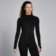 Jachetă cu fermoar complet MP Lifestyle Waffle Seamless pentru femei - Negru