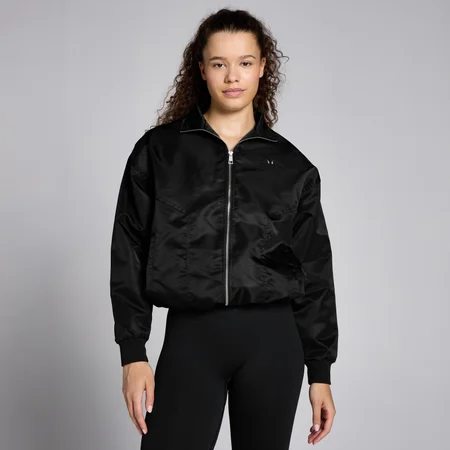 Jachetă matlasată din nylon MP Lifestyle pentru femei - Negru