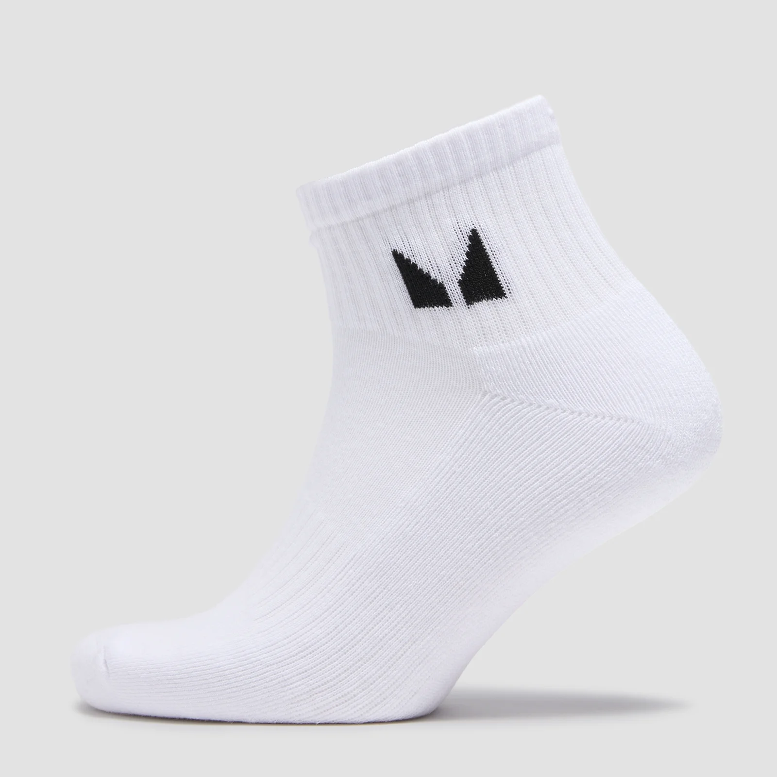 MP Unisex Ankle Socks (3 Pack) - White - UK 2-5 Imagine 1