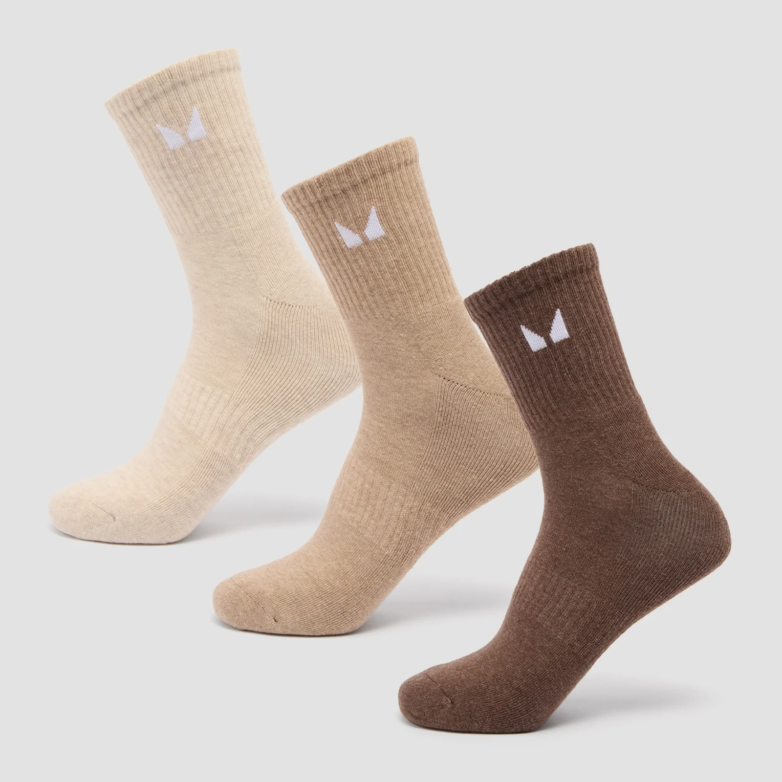 MP Unisex Crew Socks (3 Pack) - Neutral - UK 2-5 Imagine 1