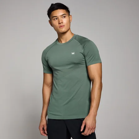 Tricou fără cusături MP Tempo pentru bărbați - Stone Wash