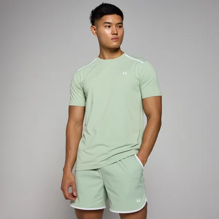 Tricou MP Tempo Binding pentru bărbați - Frost Green