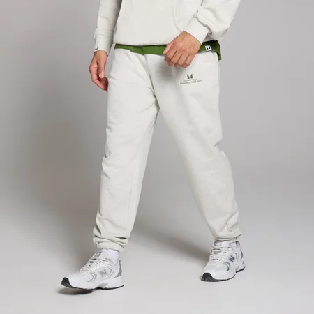Pantaloni tip jogger cu croială supradimensionată MP Lifestyle pentru bărbați - Grey Marl
