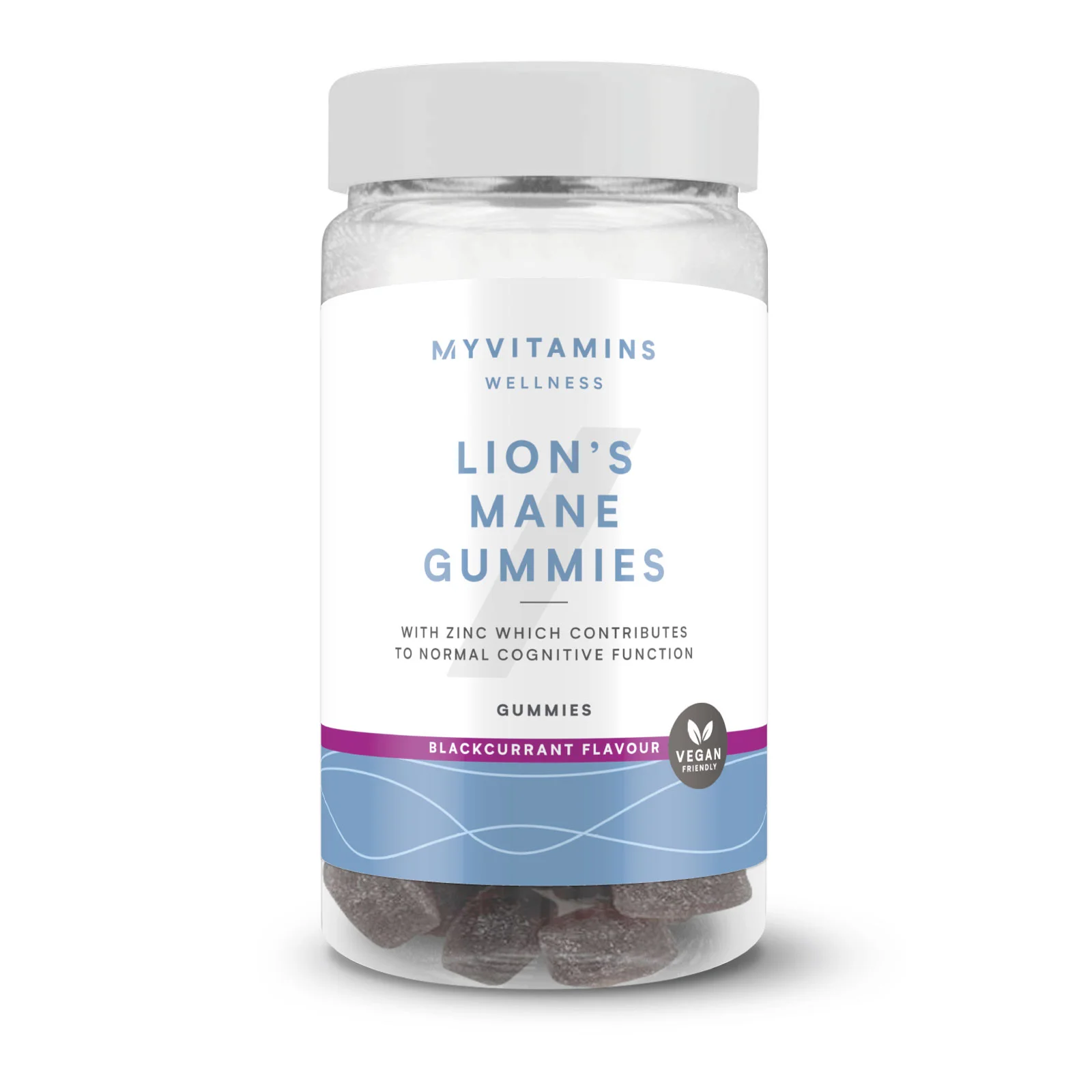 Jeleuri cu ciuperci - 60gummies - Lion's Mane (Focus) - Blackcurrant Imagine 1