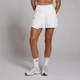 Fustă-pantalon plisată asimetrică MP Tempo pentru femei - Alb
