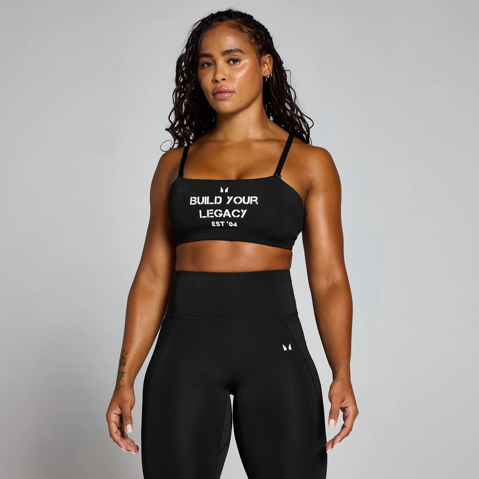 Bustieră sport MP Origin Graphic Training pentru femei - Negru - S Imagine 1