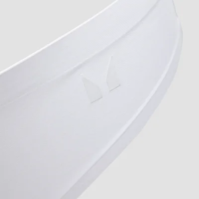 Slip tanga fără linii cu talie medie MP pentru femei (set de 3 perechi) - Alb - M Imagine 6