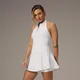 Rochie de tenis cu guler MP X Tatiana - Alb