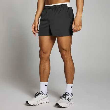 Pantaloni scurți din fibre țesute cu cusătură de 7,6 cm MP Tempo Training pentru bărbați - Negru
