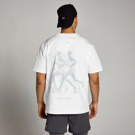 Tricou de jogging MP Velocity Ultra Graphic - Alb
