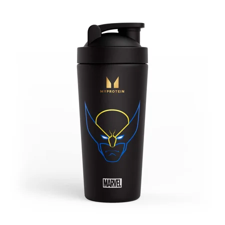 Shaker Myprotein Wolverine din metal reciclat - Negru
