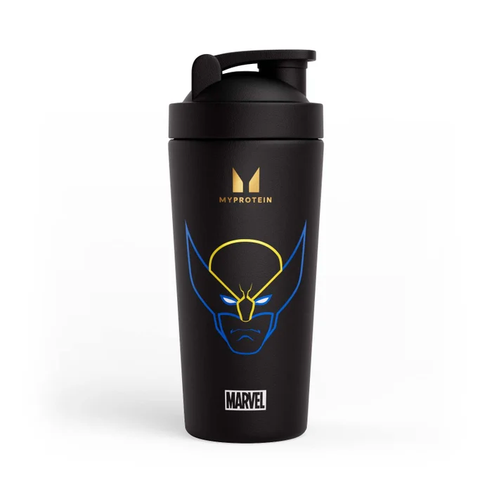Shaker Myprotein Wolverine din metal reciclat - Negru
