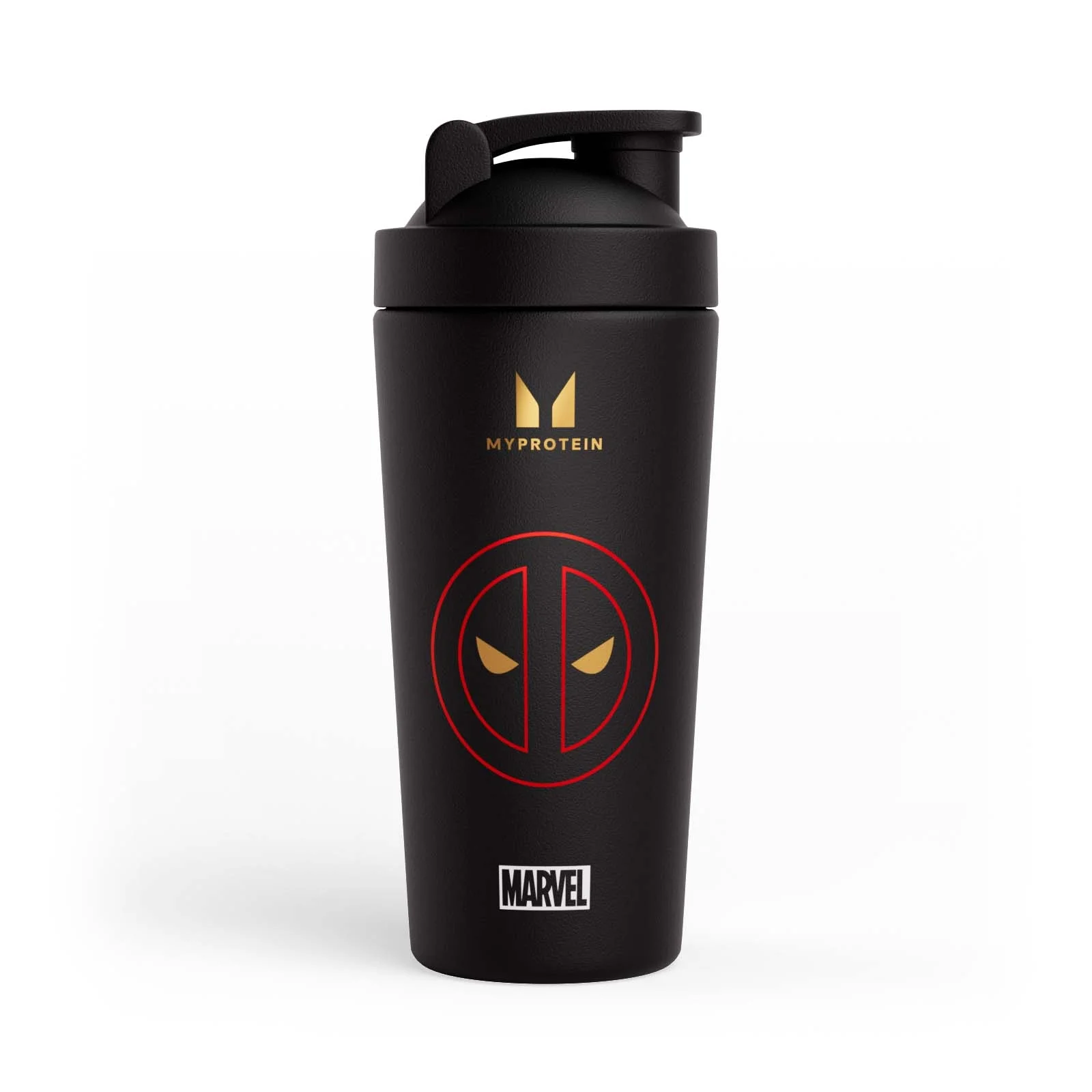 Myprotein Deadpool Metal Shaker - Black Imagine 1