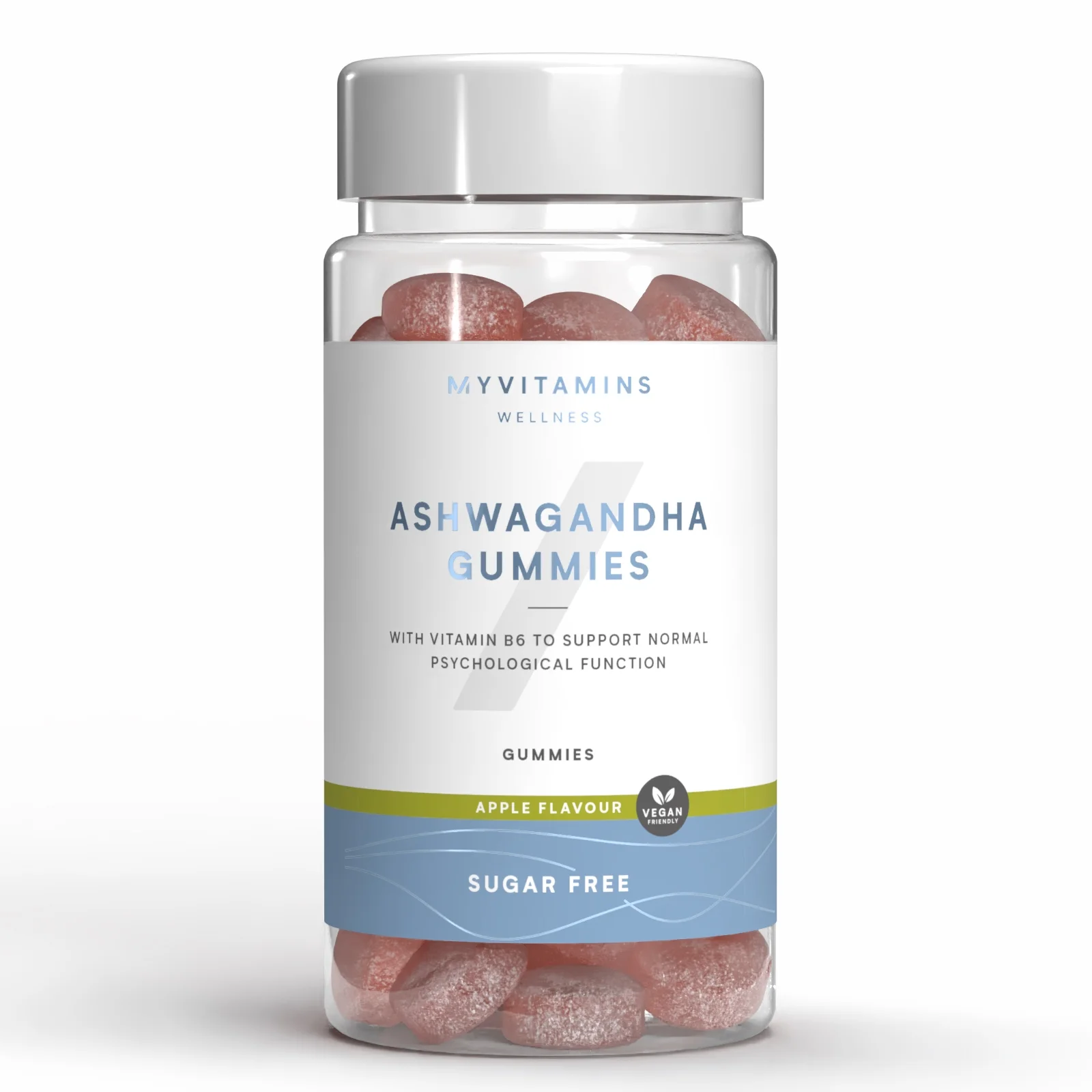 Jeleuri cu ashwagandha fără zahăr - 60gummies - Sugar Free Apple Imagine 1
