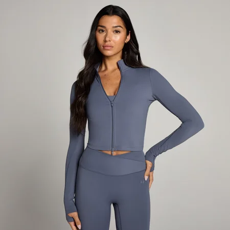 Jachetă decupată MP Tempo pentru femei - Charcoal Blue