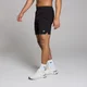 Pantaloni scurți cu cusătură de 18 cm MP Active pentru bărbați - Negru