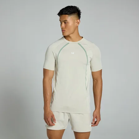 Tricou cu panouri MP Tempo pentru bărbați - Cenușiu