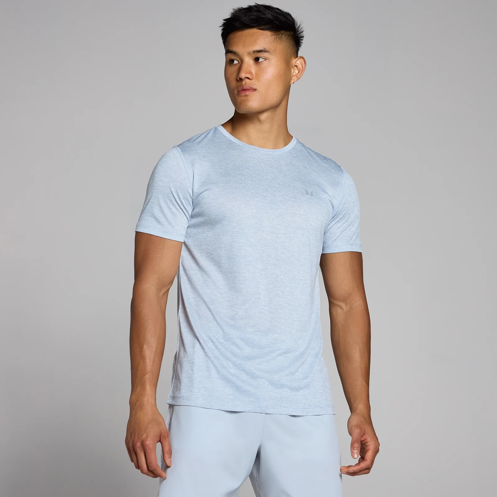 Tricou MP Tempo Marl pentru bărbați - Ice Grey - XS Imagine 1