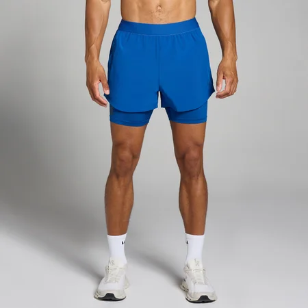 Pantaloni scurți 2 în 1 MP Tempo pentru bărbați - True Blue