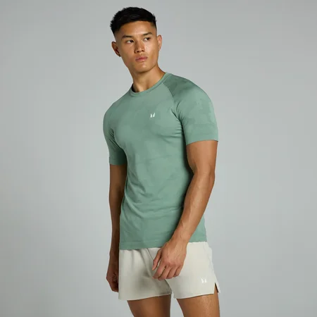 Tricou MP Tempo Seamless pentru bărbați - Verde pal