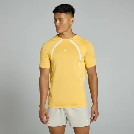 Tricou cu panouri MP Tempo pentru bărbați - Sunny Yellow