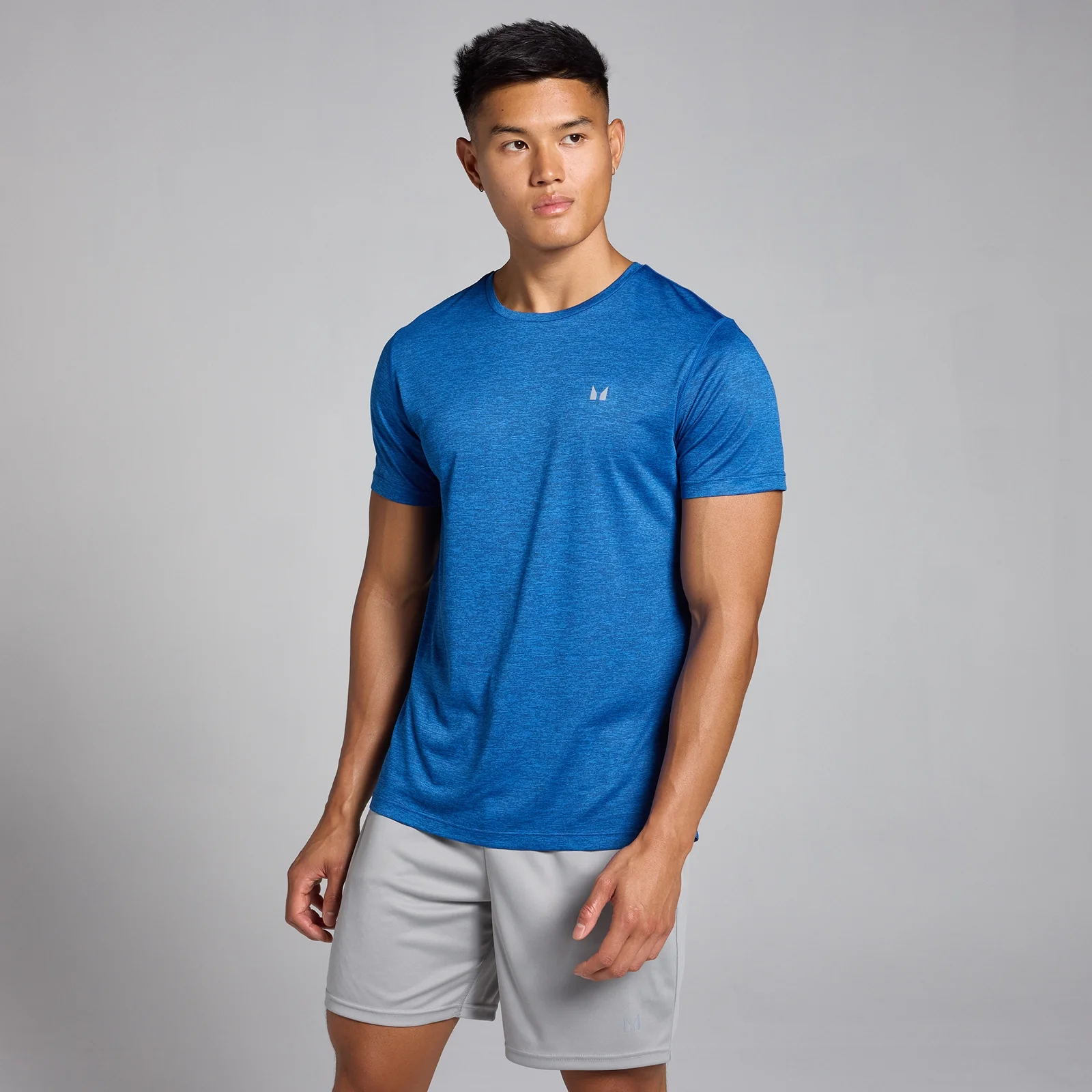 Tricou MP Tempo Marl pentru bărbați - True Blue - XS Imagine 1