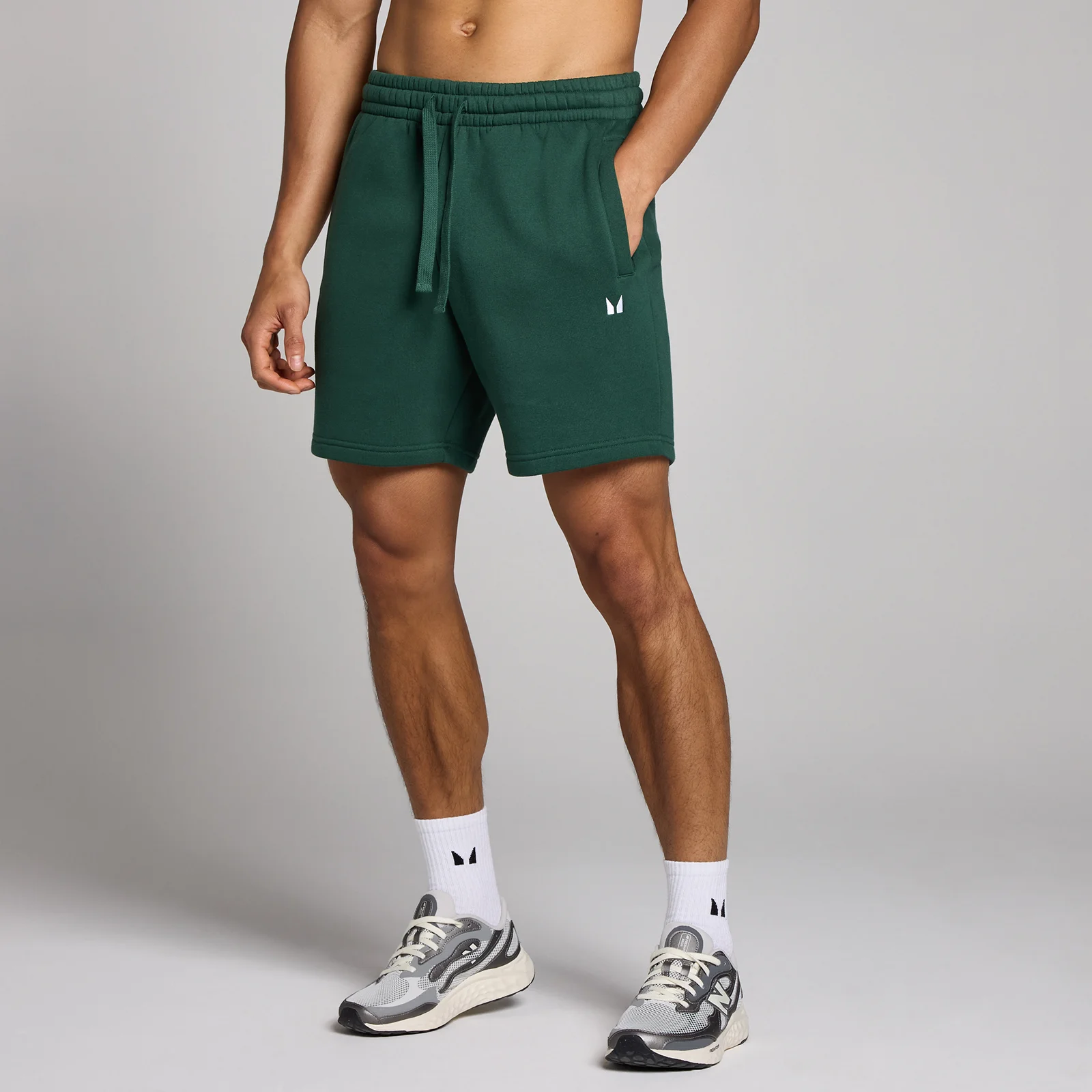 Pantaloni scurți de trening MP Rest Day pentru bărbați - Racing Green - XS Imagine 1