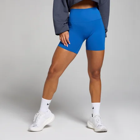 Pantaloni scurți cu talie înaltă MP Tempo pentru femei - True Blue