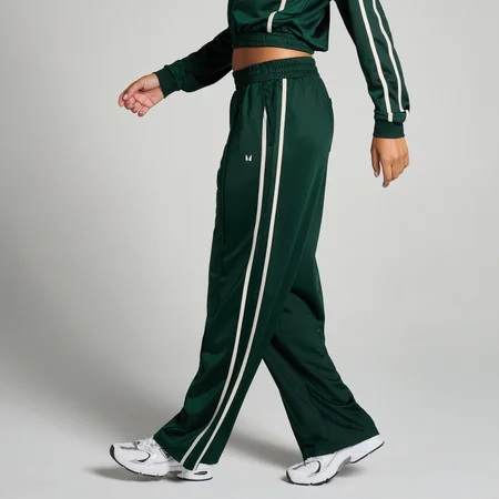 Pantaloni tip jogger de trening cu picior drept din jerseu MP pentru femei - Dark Emerald
