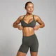 Bustieră sport cu partea din spate răsucită MP Tempo pentru femei - Night Grey