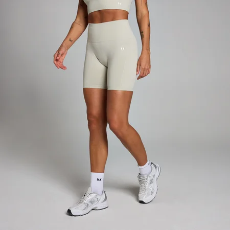 Pantaloni scurți de ciclism MP Shape Seamless pentru femei - Ash