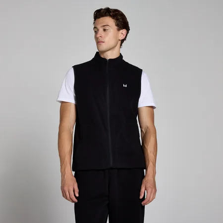 Vestă matlasată MP Fleece pentru bărbați - Negru