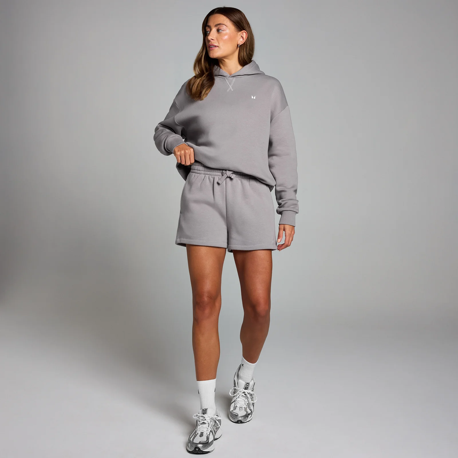 Pantaloni scurți MP Basics pentru femei - Mushroom - XL Imagine 3