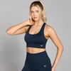 Bustieră sport MP Shape Seamless pentru femei - Dark Sapphire