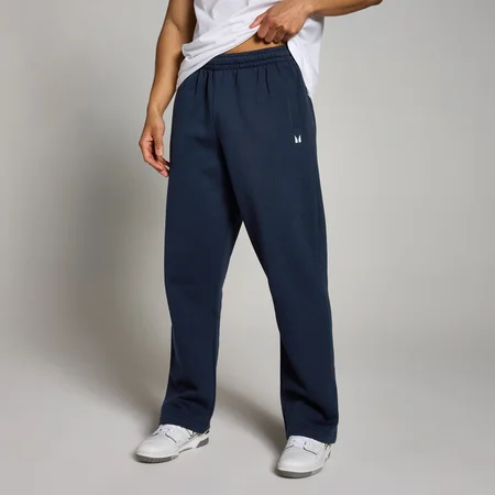 Pantaloni tip jogger drepți MP Rest Day pentru bărbați - Bleumarin