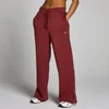Pantaloni tip jogger croială dreaptă MP Basics pentru femei - Cherry