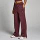 Pantaloni tip jogger croială dreaptă MP Basics pentru femei - Deep Berry
