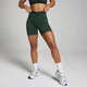 Pantaloni scurți cu parte frontală încrețită MP Tempo pentru femei - Dark Emerald