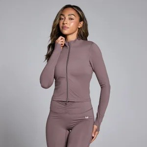 Jachetă decupată MP Tempo pentru femei - Mocha - Size XL