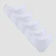 Slip bikini cu talie medie MP pentru femei (set de 5 perechi) - Alb
