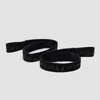 Curele de ridicare Myprotein cu grip de silicon - Negru