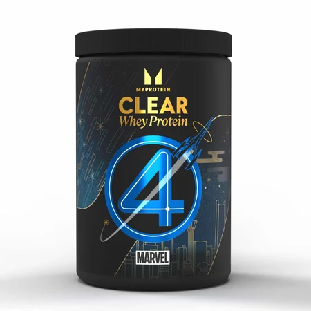 Clear Whey Protein - Gumă de mestecat albastră (Fantastic Four)