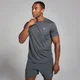 Tricou cu pătrățele MP Active Training pentru bărbați - Gri închis