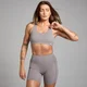 Bustieră ajustabilă cu bretele încrucișate la spate MP Active pentru femei - Cool Grey