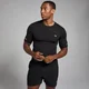 Tricou imprimat MP Active Seamless pentru bărbați - Negru