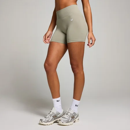 Pantaloni scurți cu încrețitură invizibilă MP Seamless pentru femei - Deep Sage