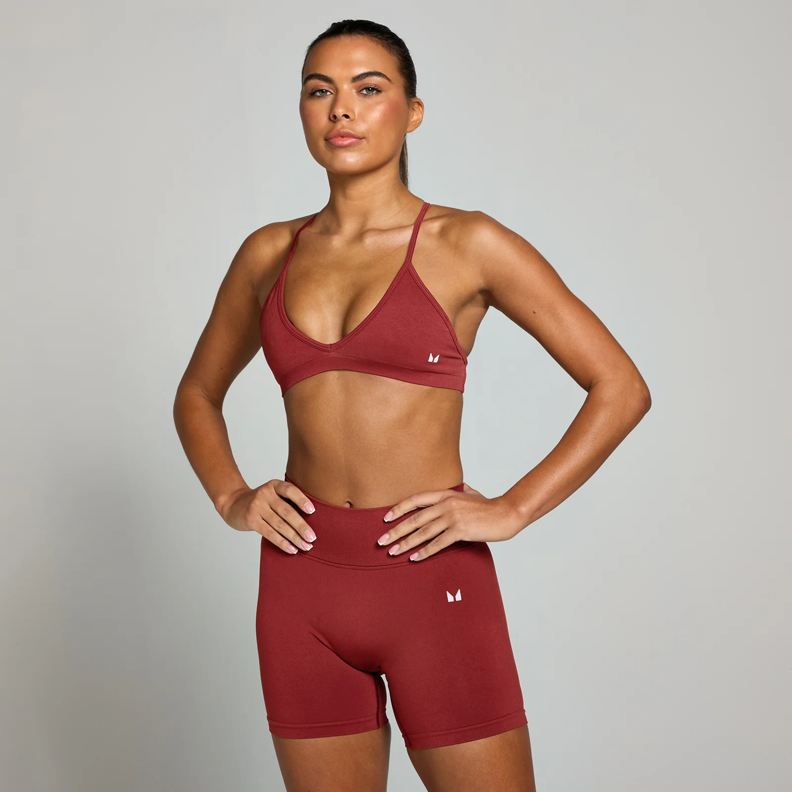 Bustieră micro tip bralette MP Seamless pentru femei - Cherry - XS Imagine 1