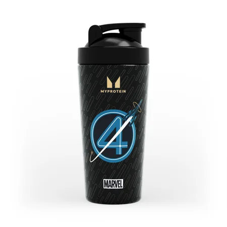 Shaker metalic Myprotein Fantastic Four - Negru